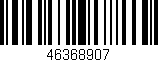 Código de barras (EAN, GTIN, SKU, ISBN): '46368907'