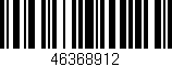 Código de barras (EAN, GTIN, SKU, ISBN): '46368912'