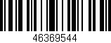 Código de barras (EAN, GTIN, SKU, ISBN): '46369544'