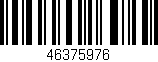 Código de barras (EAN, GTIN, SKU, ISBN): '46375976'