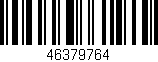 Código de barras (EAN, GTIN, SKU, ISBN): '46379764'