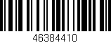Código de barras (EAN, GTIN, SKU, ISBN): '46384410'
