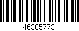 Código de barras (EAN, GTIN, SKU, ISBN): '46385773'