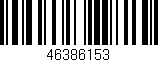Código de barras (EAN, GTIN, SKU, ISBN): '46386153'