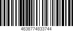 Código de barras (EAN, GTIN, SKU, ISBN): '4638774833744'