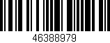 Código de barras (EAN, GTIN, SKU, ISBN): '46388979'
