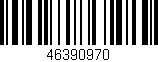 Código de barras (EAN, GTIN, SKU, ISBN): '46390970'