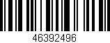 Código de barras (EAN, GTIN, SKU, ISBN): '46392496'