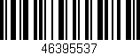 Código de barras (EAN, GTIN, SKU, ISBN): '46395537'