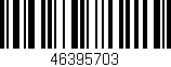 Código de barras (EAN, GTIN, SKU, ISBN): '46395703'