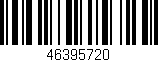 Código de barras (EAN, GTIN, SKU, ISBN): '46395720'