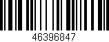 Código de barras (EAN, GTIN, SKU, ISBN): '46396847'