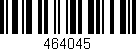 Código de barras (EAN, GTIN, SKU, ISBN): '464045'