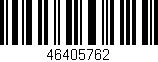 Código de barras (EAN, GTIN, SKU, ISBN): '46405762'