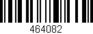 Código de barras (EAN, GTIN, SKU, ISBN): '464082'
