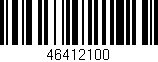 Código de barras (EAN, GTIN, SKU, ISBN): '46412100'