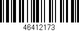 Código de barras (EAN, GTIN, SKU, ISBN): '46412173'