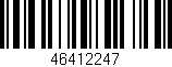 Código de barras (EAN, GTIN, SKU, ISBN): '46412247'
