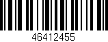 Código de barras (EAN, GTIN, SKU, ISBN): '46412455'