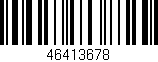 Código de barras (EAN, GTIN, SKU, ISBN): '46413678'
