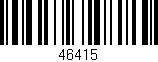 Código de barras (EAN, GTIN, SKU, ISBN): '46415'