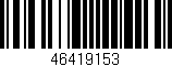Código de barras (EAN, GTIN, SKU, ISBN): '46419153'