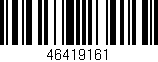 Código de barras (EAN, GTIN, SKU, ISBN): '46419161'