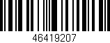 Código de barras (EAN, GTIN, SKU, ISBN): '46419207'
