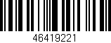 Código de barras (EAN, GTIN, SKU, ISBN): '46419221'