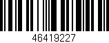 Código de barras (EAN, GTIN, SKU, ISBN): '46419227'