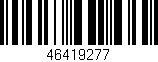 Código de barras (EAN, GTIN, SKU, ISBN): '46419277'