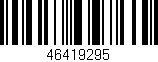 Código de barras (EAN, GTIN, SKU, ISBN): '46419295'