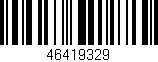 Código de barras (EAN, GTIN, SKU, ISBN): '46419329'