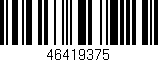 Código de barras (EAN, GTIN, SKU, ISBN): '46419375'