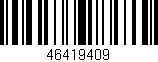 Código de barras (EAN, GTIN, SKU, ISBN): '46419409'