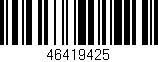 Código de barras (EAN, GTIN, SKU, ISBN): '46419425'