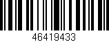 Código de barras (EAN, GTIN, SKU, ISBN): '46419433'