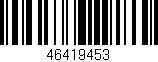 Código de barras (EAN, GTIN, SKU, ISBN): '46419453'
