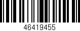 Código de barras (EAN, GTIN, SKU, ISBN): '46419455'