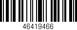 Código de barras (EAN, GTIN, SKU, ISBN): '46419466'