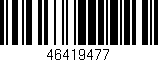 Código de barras (EAN, GTIN, SKU, ISBN): '46419477'