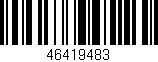 Código de barras (EAN, GTIN, SKU, ISBN): '46419483'