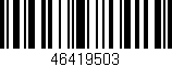 Código de barras (EAN, GTIN, SKU, ISBN): '46419503'