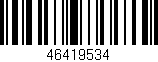 Código de barras (EAN, GTIN, SKU, ISBN): '46419534'