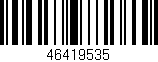 Código de barras (EAN, GTIN, SKU, ISBN): '46419535'