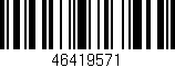 Código de barras (EAN, GTIN, SKU, ISBN): '46419571'