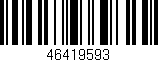 Código de barras (EAN, GTIN, SKU, ISBN): '46419593'