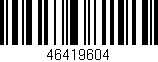 Código de barras (EAN, GTIN, SKU, ISBN): '46419604'