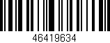 Código de barras (EAN, GTIN, SKU, ISBN): '46419634'