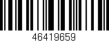 Código de barras (EAN, GTIN, SKU, ISBN): '46419659'